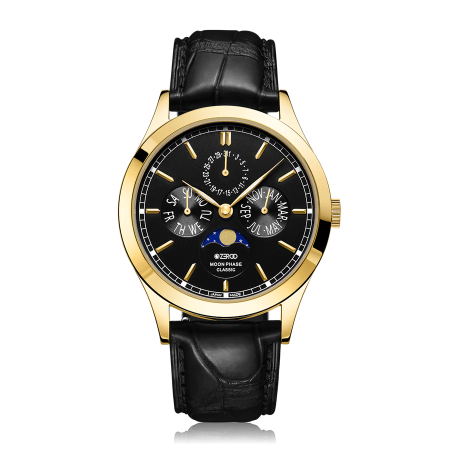 ZEROO C1 CLASSIC MOON PHASE (Color: ZC001GBK)