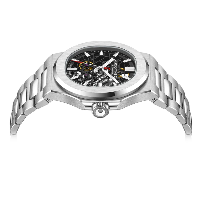 ZEROO M3 THE LYRA CLASSIC & SKELETON MECHANICAL AUTOMATIC (Color:ZM003SSBK)
