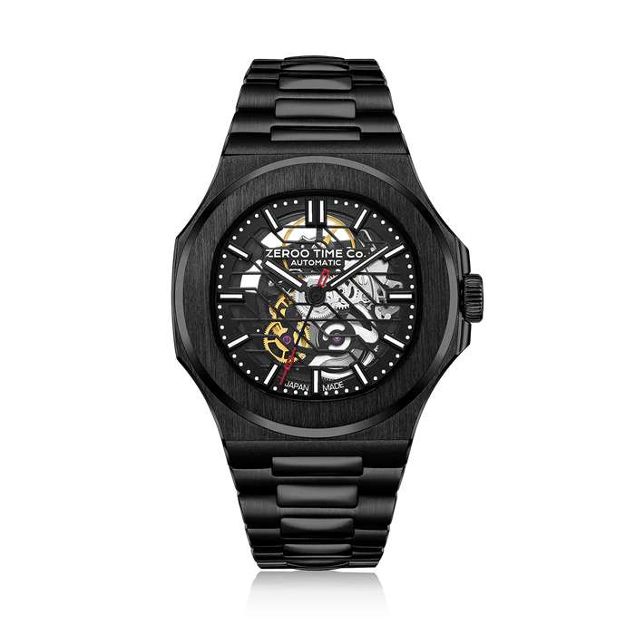 ZEROO M3 THE LYRA CLASSIC & SKELETON MECHANICAL AUTOMATIC (Color:ZM003SBBK)