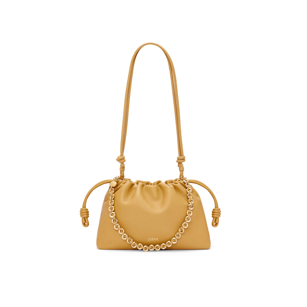 Loewe Medium Flamenco purse in mellow nappa lambskin (Sahara)