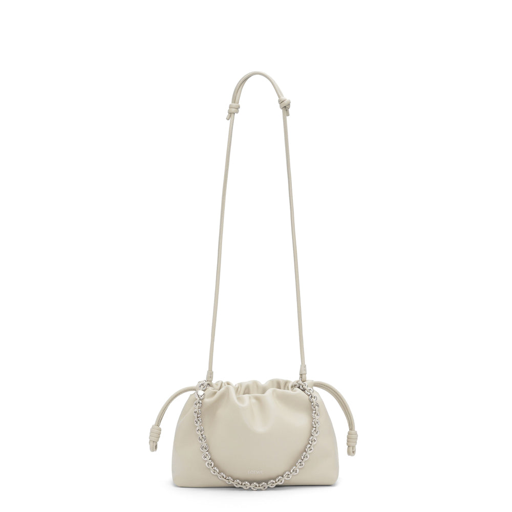 Loewe Medium Flamenco purse in mellow nappa lambskin (Sea Salt)