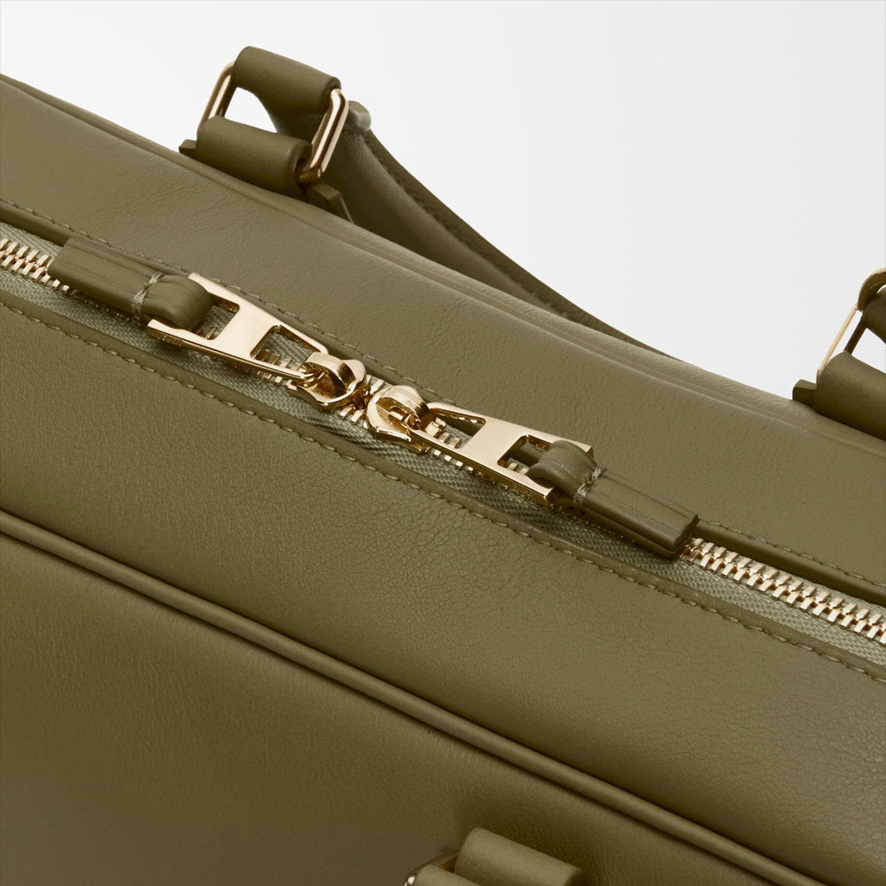 Loewe 經典小牛皮小號 Puzzle 腰包（棕褐）