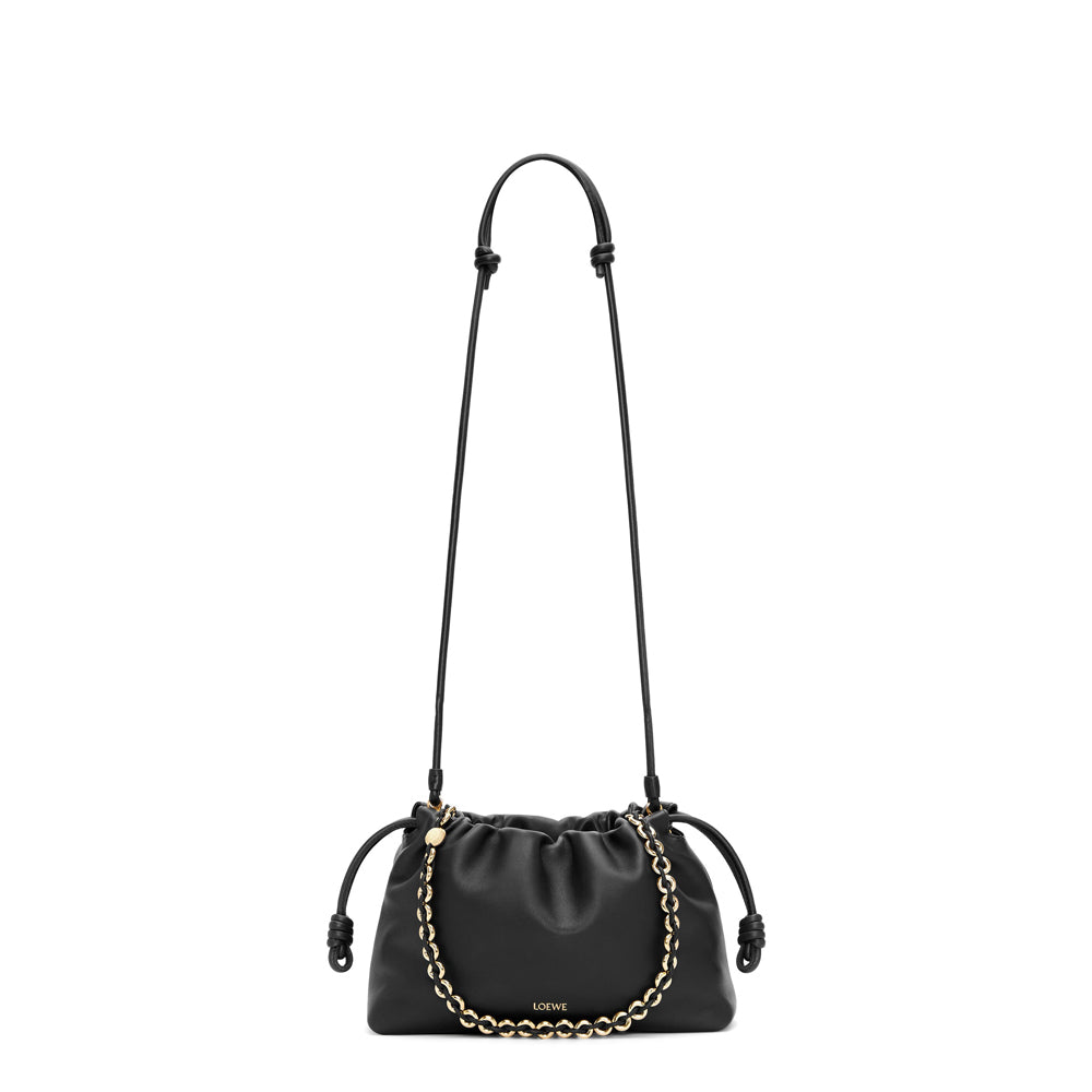 Loewe Medium Flamenco purse in mellow nappa lambskin (Black)