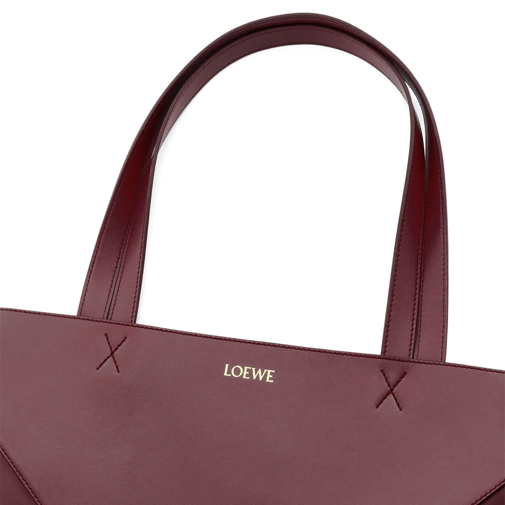 Loewe 經典小牛皮小號 Puzzle 腰包（棕褐）