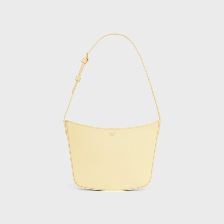 Celine Medium Celine Croque Bag in Shiny Calfskin (Sunlight)