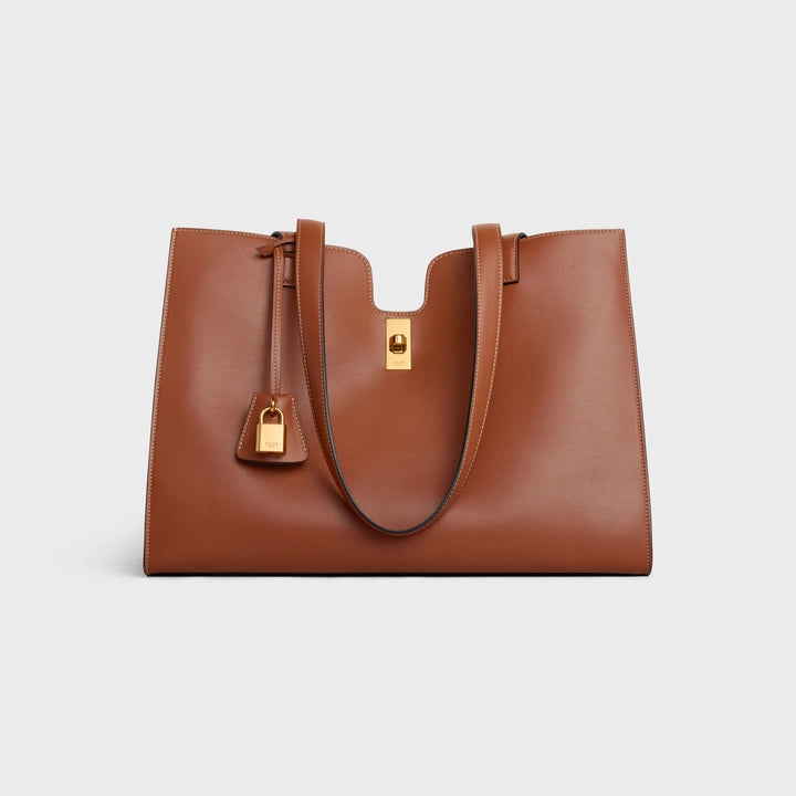 Celine Cabas 16 in Smooth Calfskin (Tan)