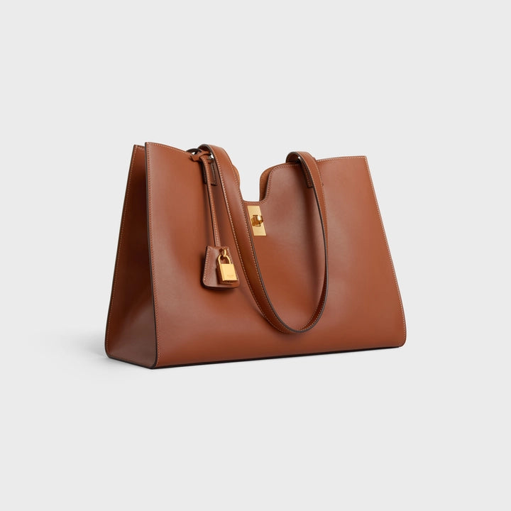 Celine Cabas 16 in Smooth Calfskin (Tan)