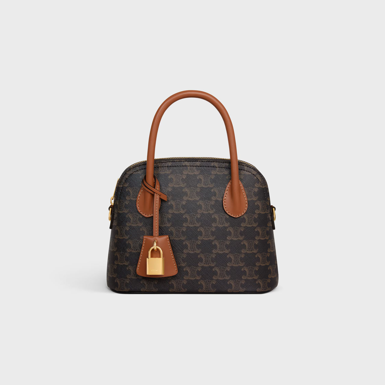 Celine Teen Honorine Bag In Triomphe Canvas And Calfskin