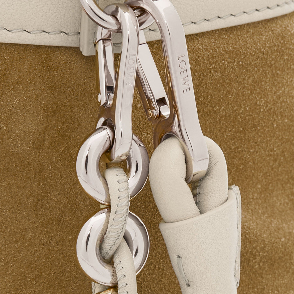 Loewe Medium Flamenco purse in mellow nappa lambskin (Sea Salt)