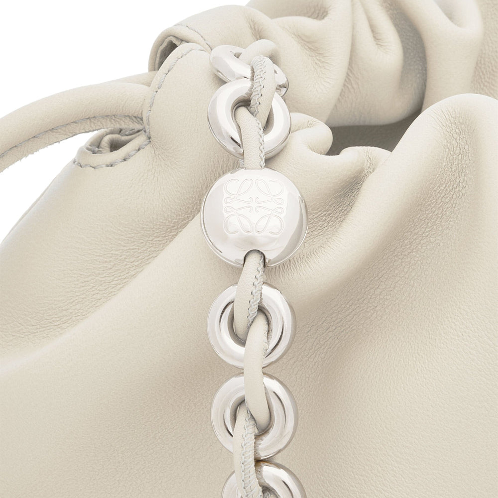 Loewe Medium Flamenco purse in mellow nappa lambskin (Sea Salt)