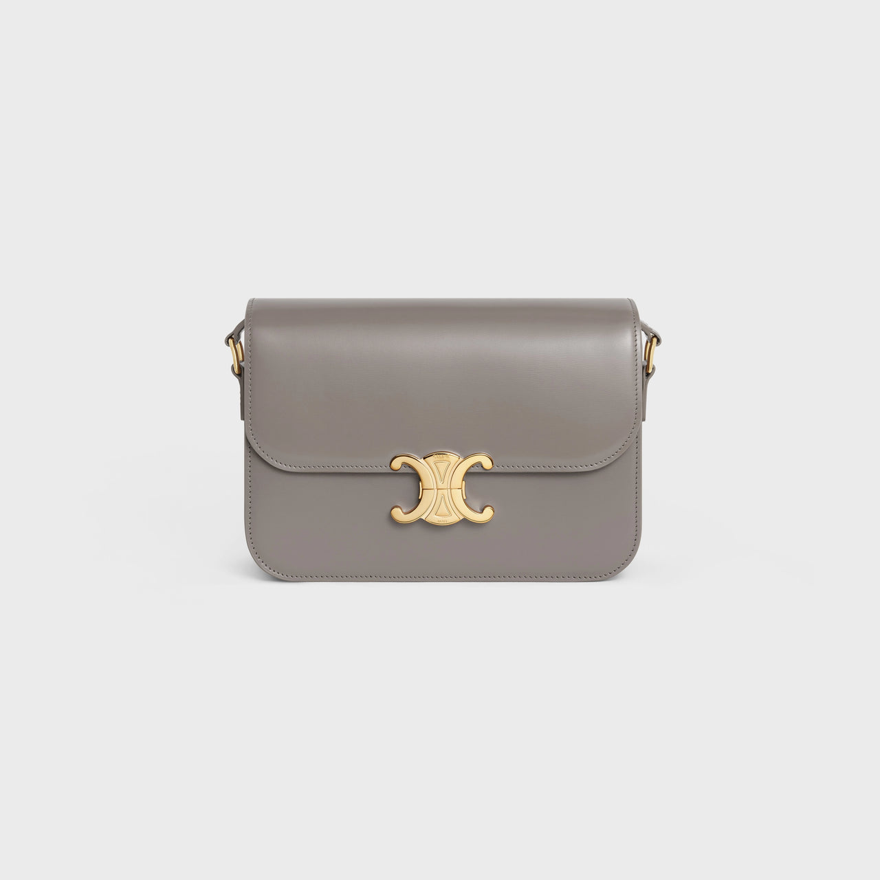 Celine Classique Triomphe Bag in Shiny Calfskin (Pebble)