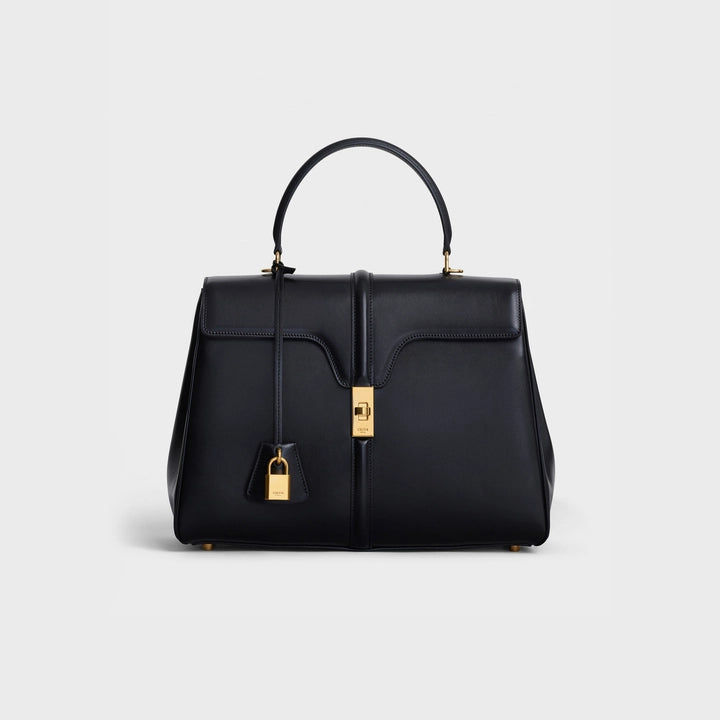 Celine Classique 16 Bag in Satinated Calfskin (Black)