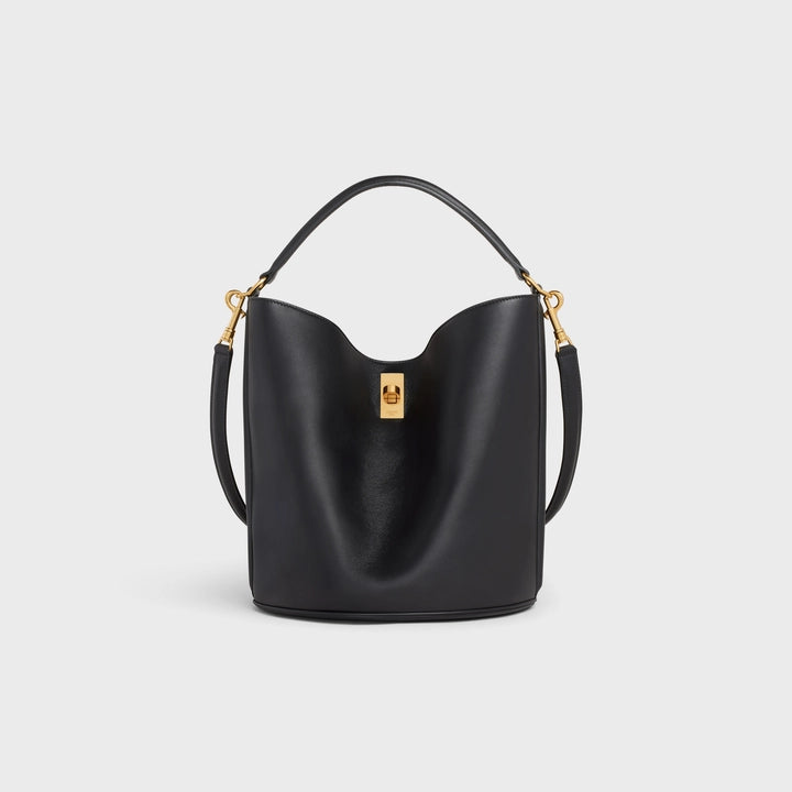Celine Bucket 16 Bag in Smooth Calfskin (Black)