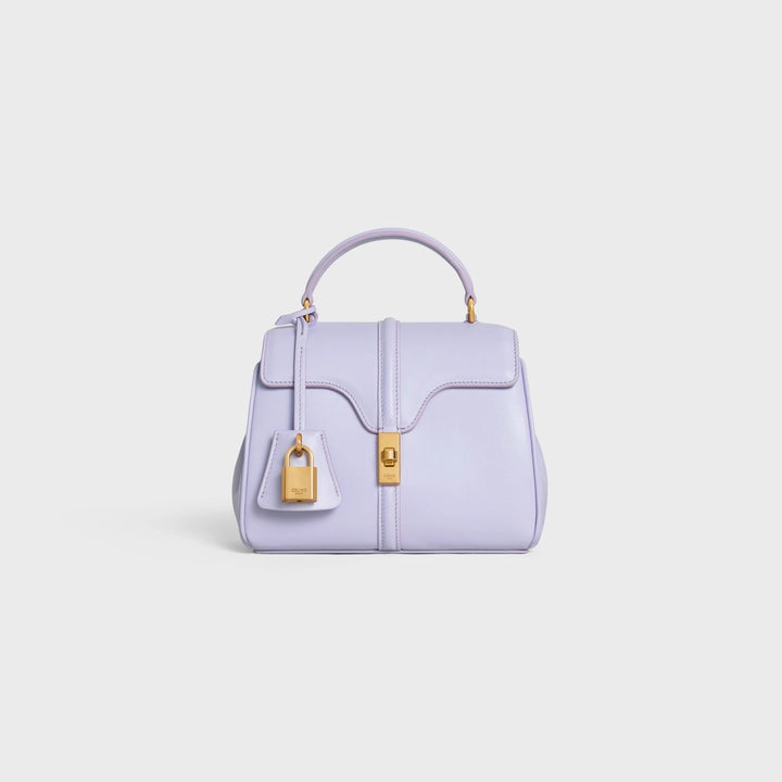 Celine Mini 16 Bag in Satinated Calfskin (Light Lavender)