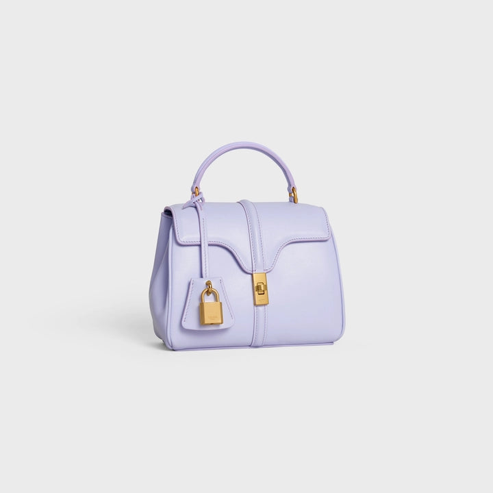 Celine Mini 16 Bag in Satinated Calfskin (Light Lavender)