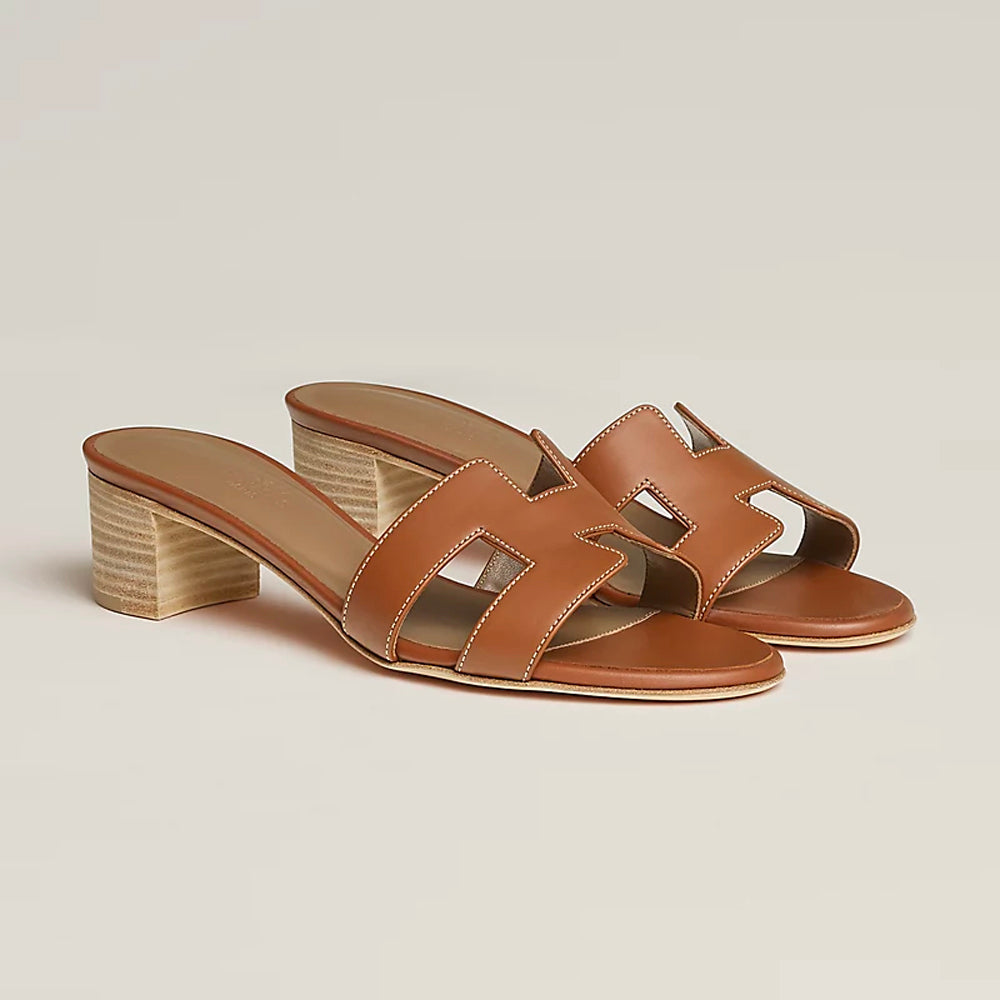 Hong Kong Stock - Hermes Oasis sandal (Gold size37.5)
