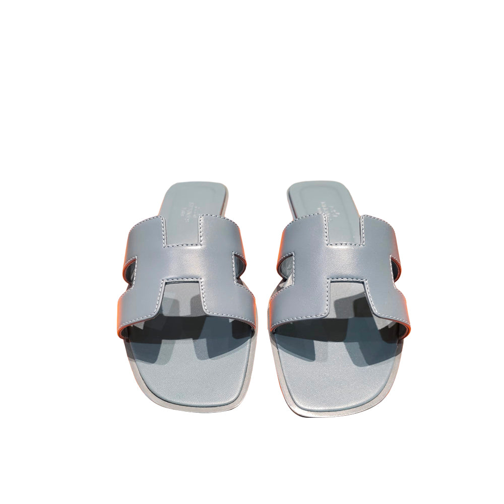 Hong Kong Stock - Hermes Oran sandal (Blue / Size 37)