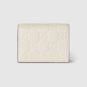 Gucci GG Emblem 迷你錢包，適合日常使用，時尚與功能兼備。