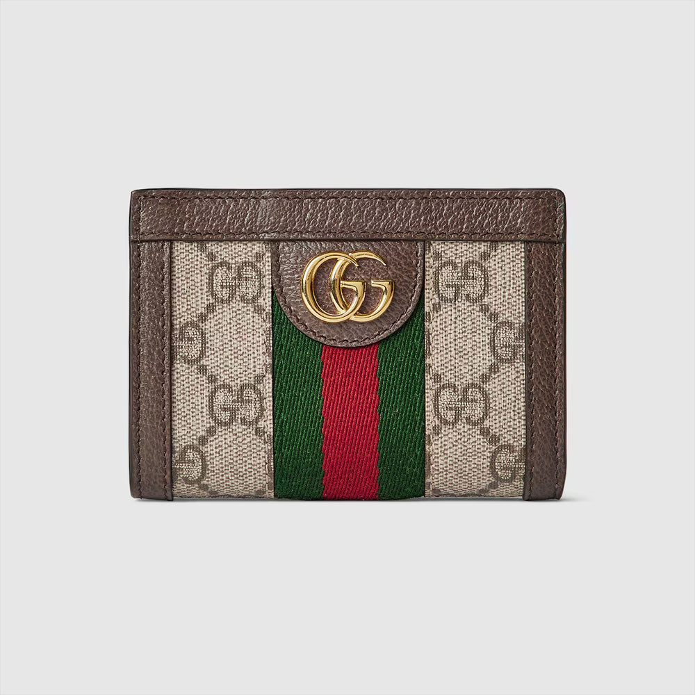 Gucci Ophidia 雙折錢包，復古風格與實用性完美結合，彰顯 Gucci 品牌特色。