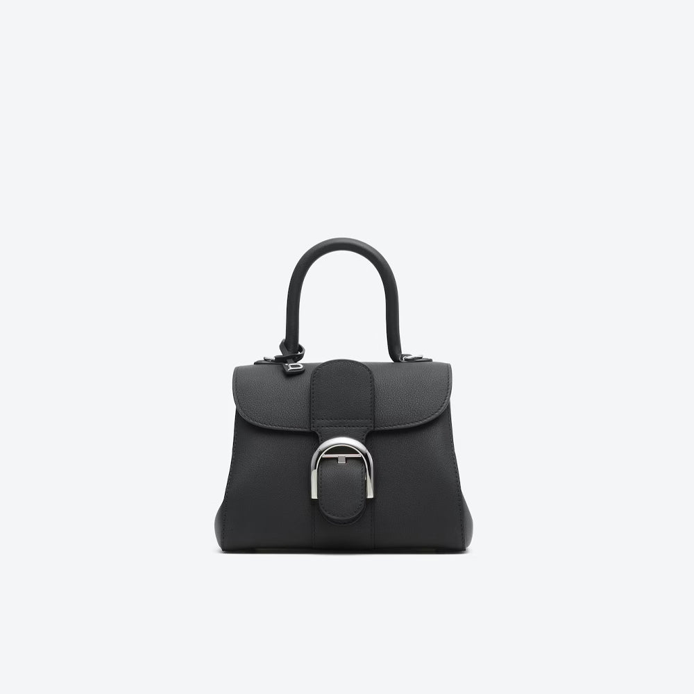 Delvaux Brillant Mini in Rodeo Calf (Black)