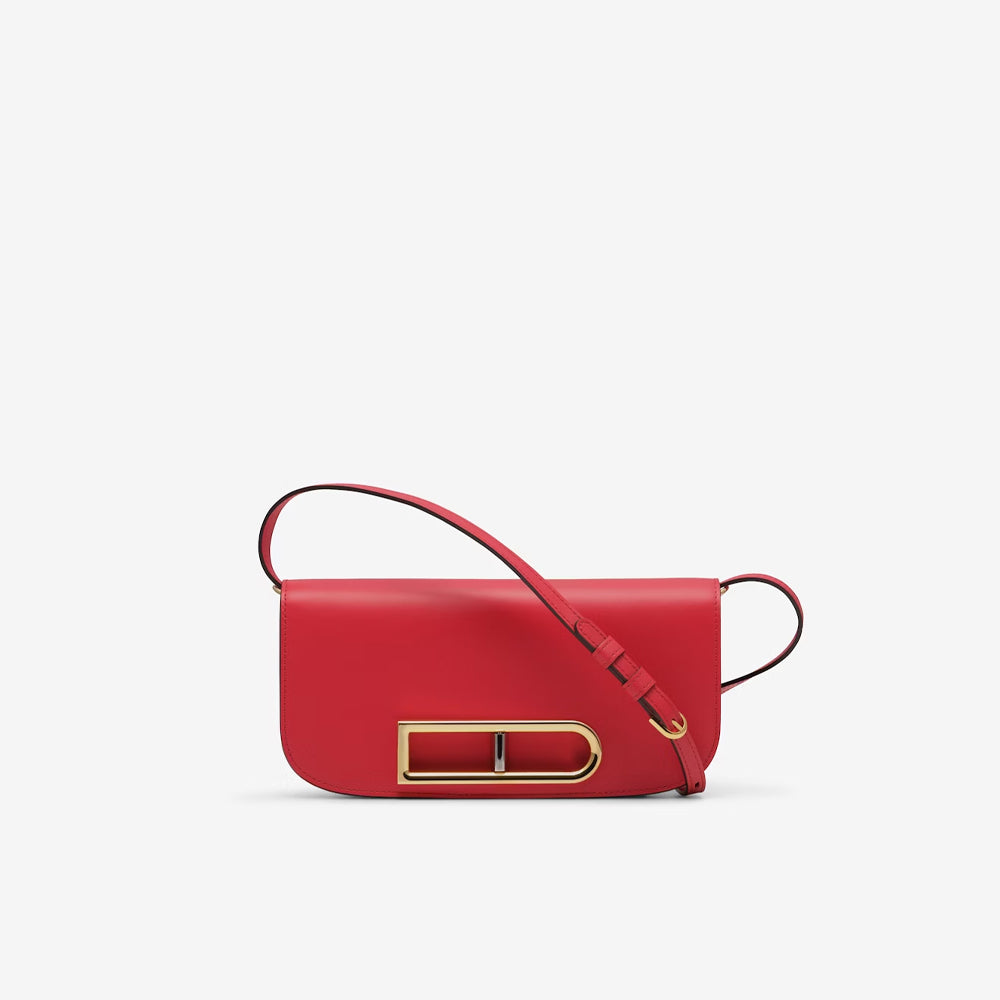 Delvaux Lingot Clutch in Olen Calf (Velvet)