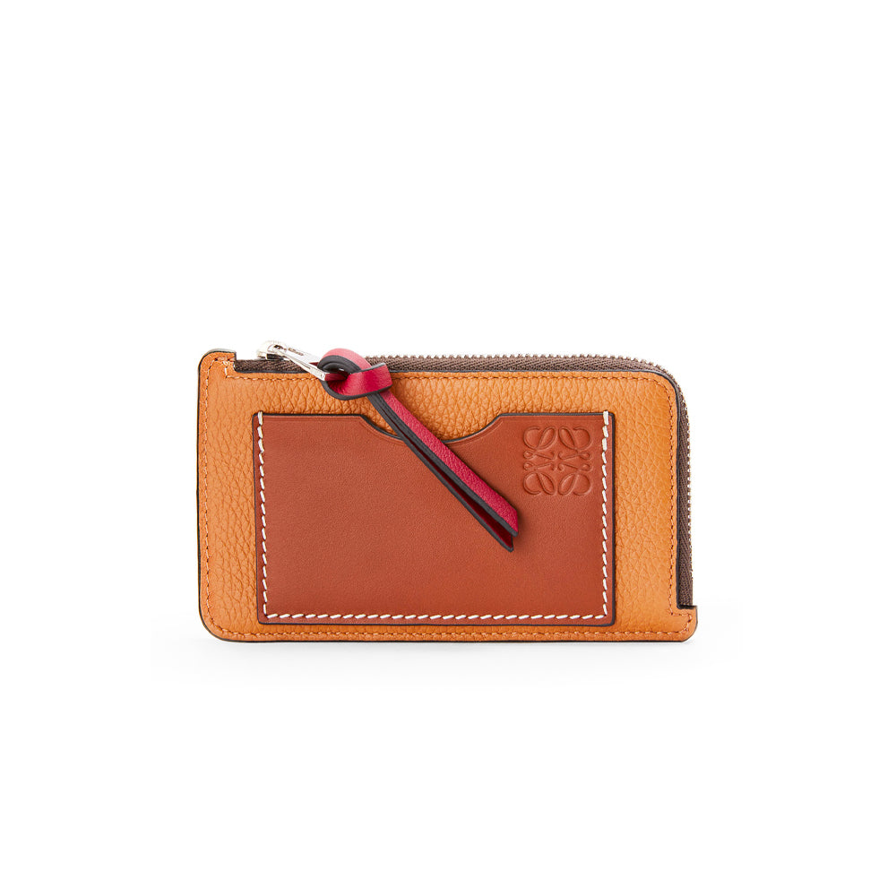 Hong Kong Stock - Loewe Coin cardholder in soft grained calfskin (Light Caramel/Pecan)
