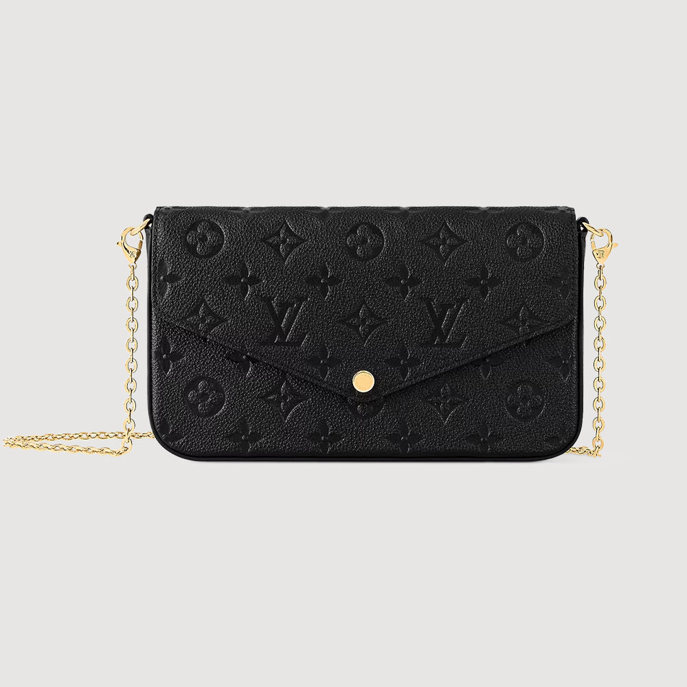 香港現貨 - Louis Vuitton Félicie Pochette Monogram Empreinte Leather
