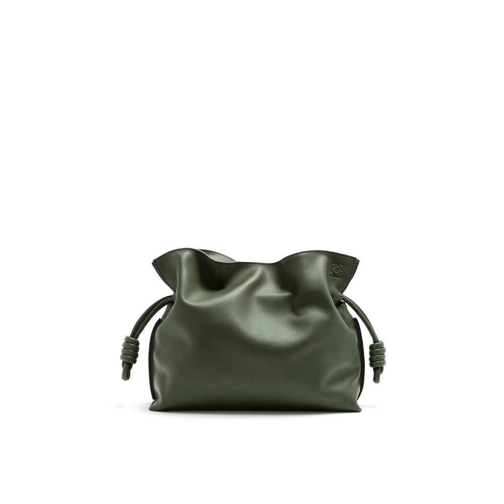 Hong Kong Stock - Loewe Flamenco clutch in nappa calfskin (Vintage Khaki)