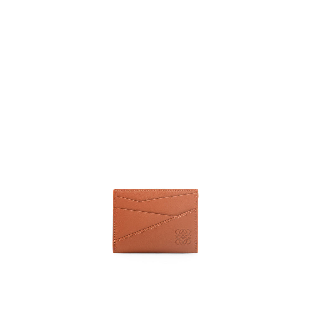 Hong Kong Stock - Loewe Puzzle plain cardholder in classic calfskin (Tan)