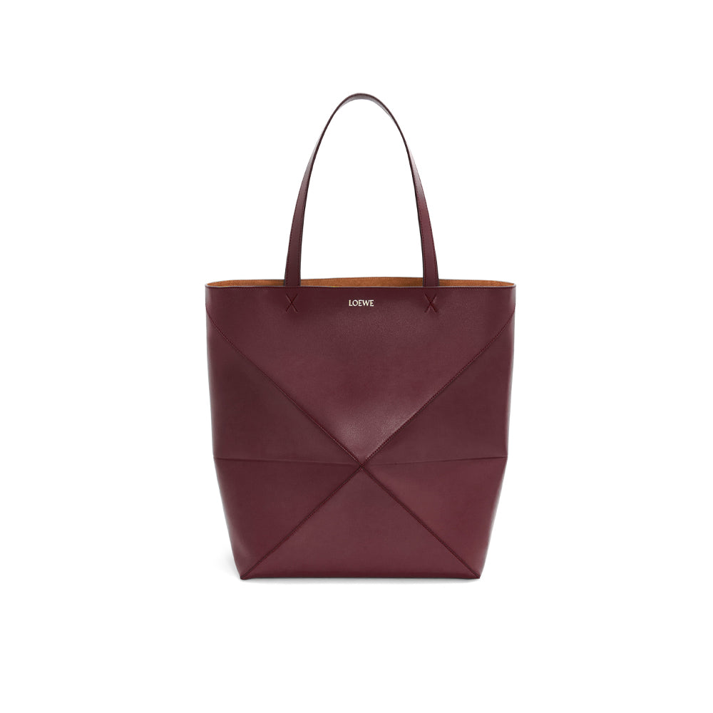Loewe 經典小牛皮小號 Puzzle 腰包（棕褐）