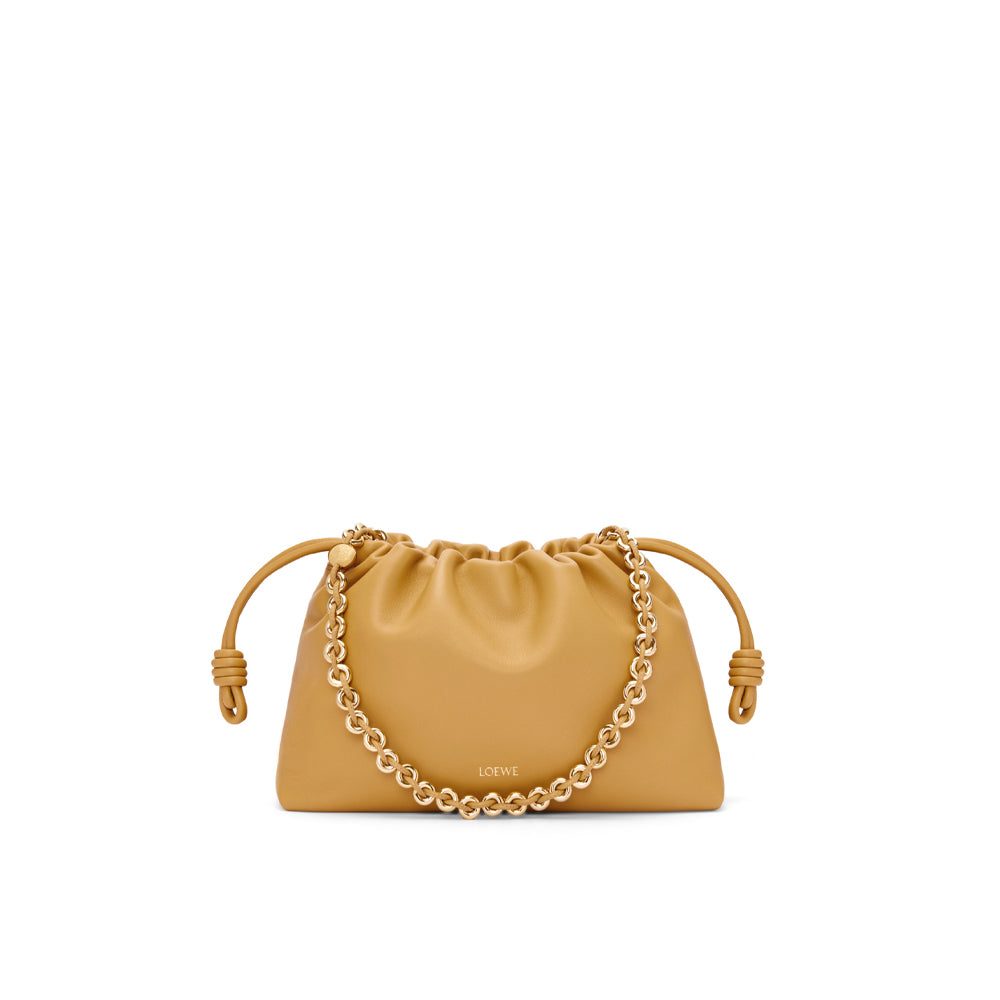 Loewe Medium Flamenco purse in mellow nappa lambskin (Sahara)
