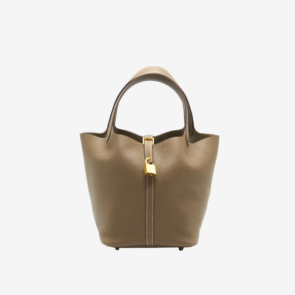 Hong Kong Stock - Hermes Picotin 22 Etoupe (GHW)