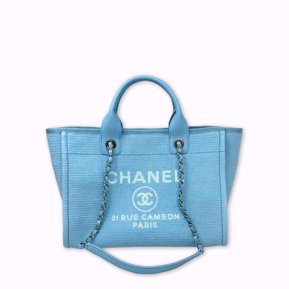 Hong Kong Stock - Chanel 22P Deauville Tote (Baby Blue)