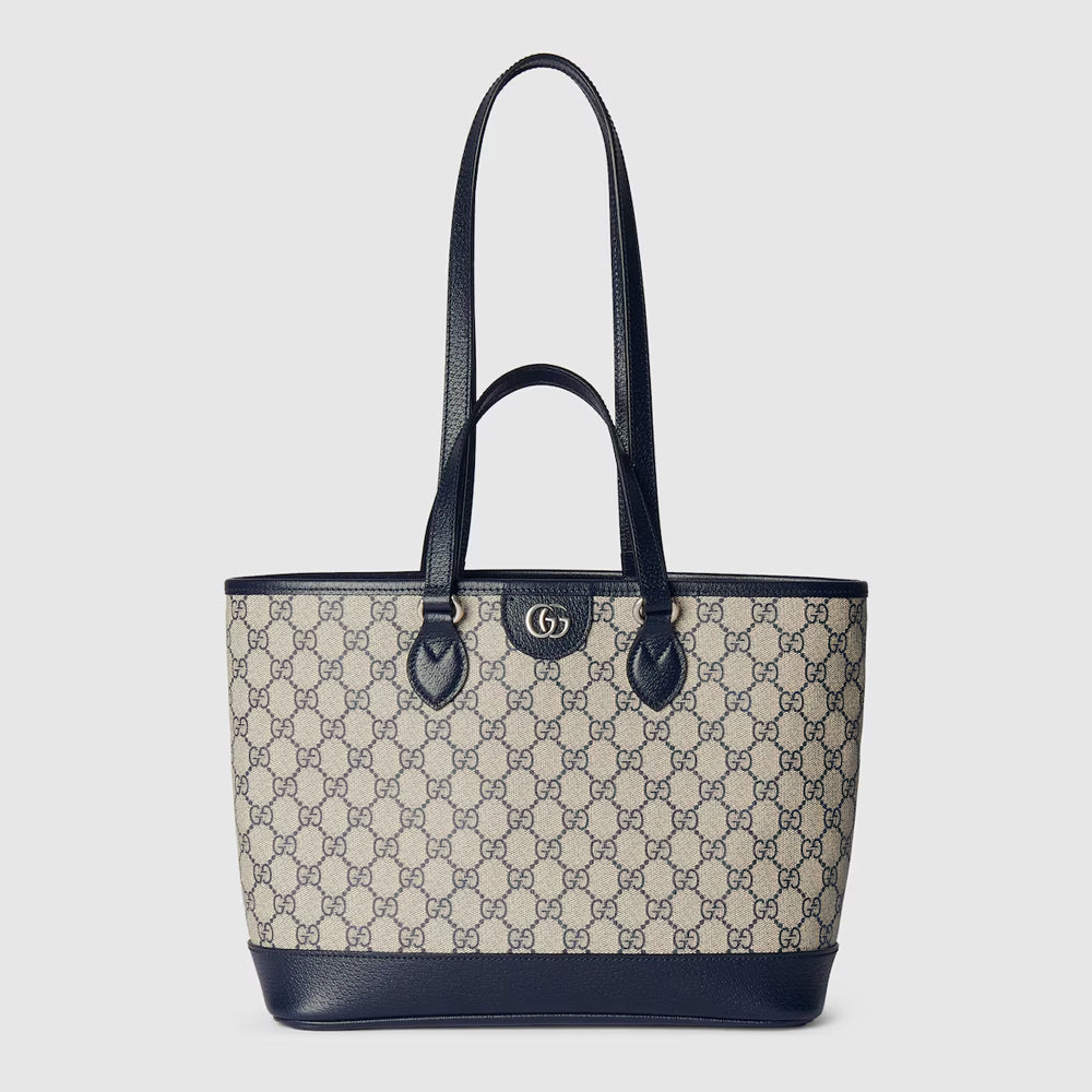 Gucci Neo Vintage GG Supreme 郵差包（米色和烏木色）