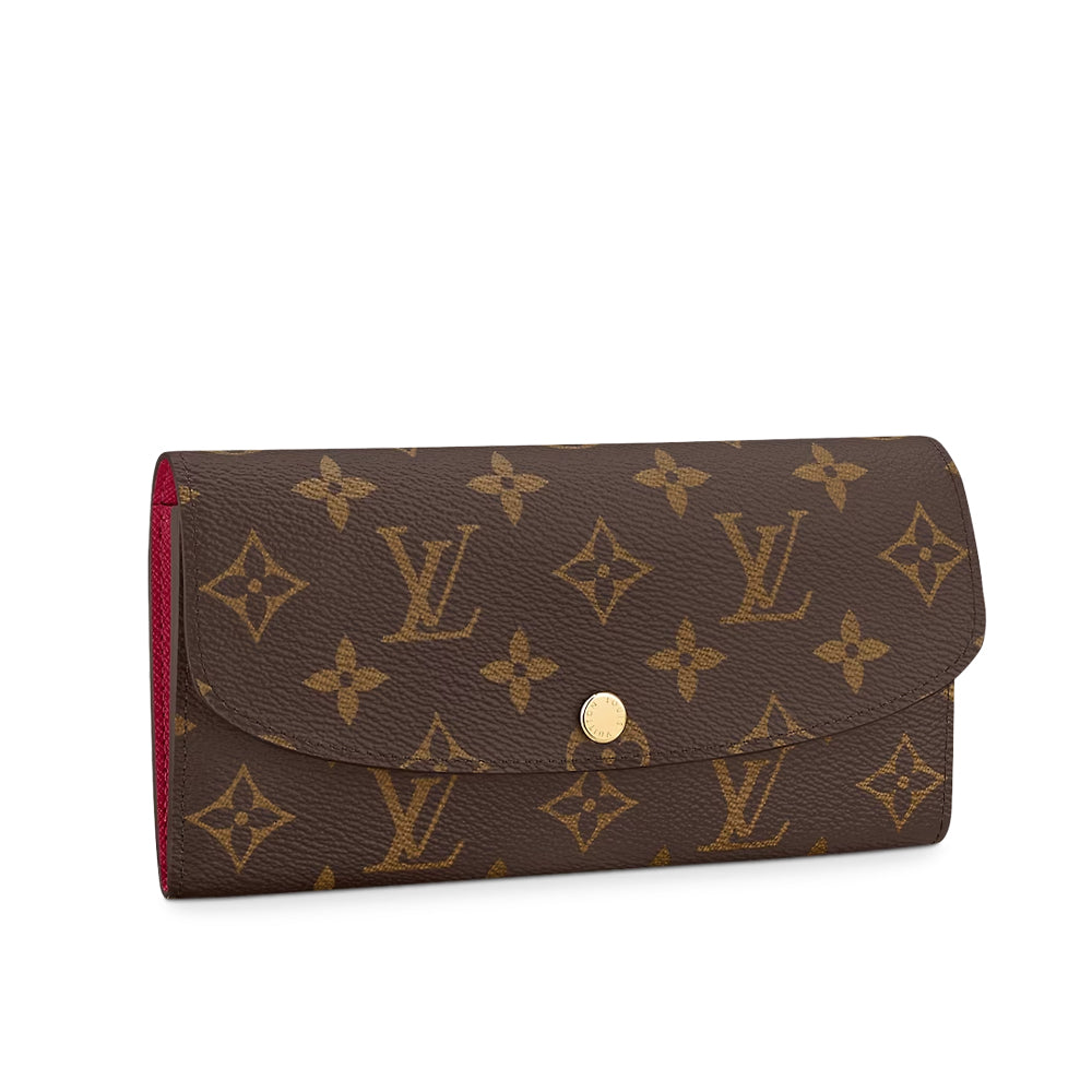 Hong Kong Stock - Louis Vuitton Emilie Wallet Monogram Canvas (Fuchsia)