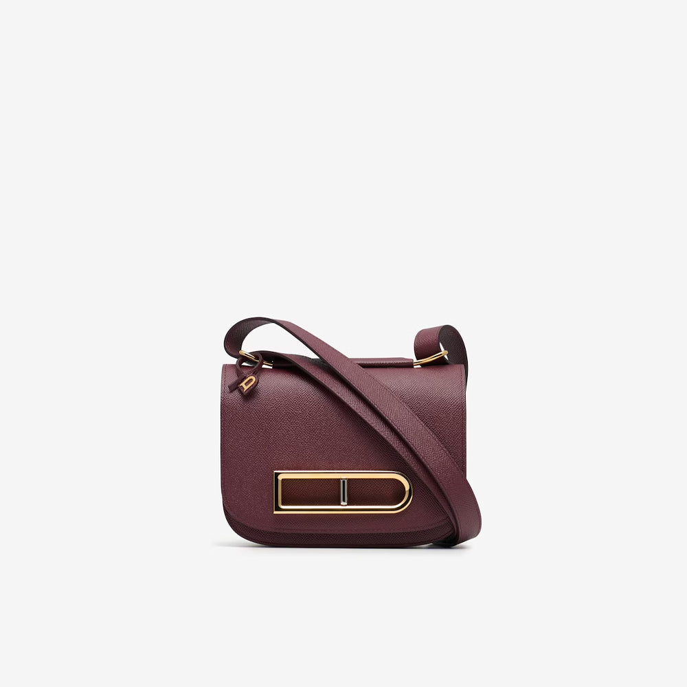 Delvaux Lingot in Alpina Calf (Rosewood)