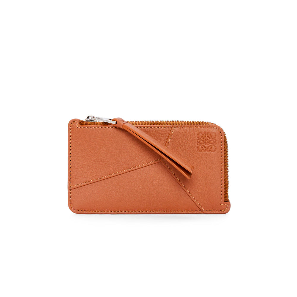 Hong Kong Stock - Loewe Puzzle coin cardholder in classic calfskin (Tan)