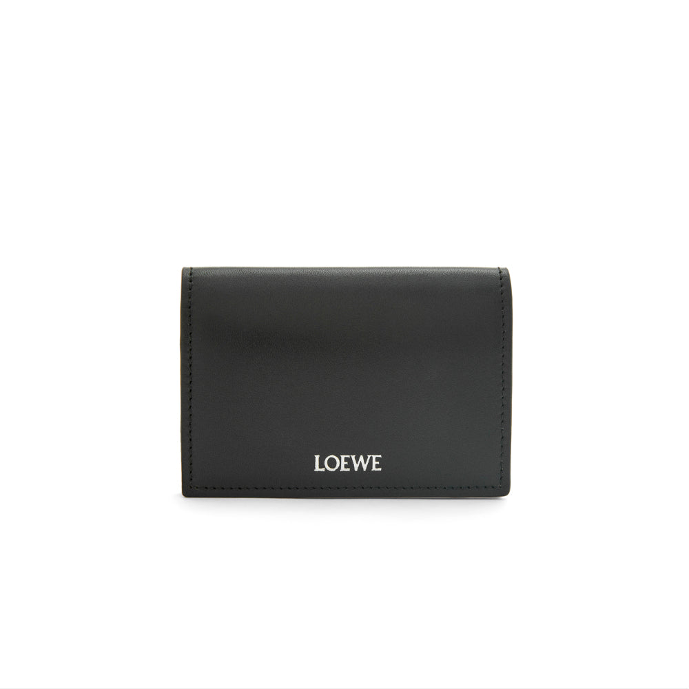 Hong Kong Stock - Loewe Slim bifold cardholder in shiny nappa calfskin (Black)