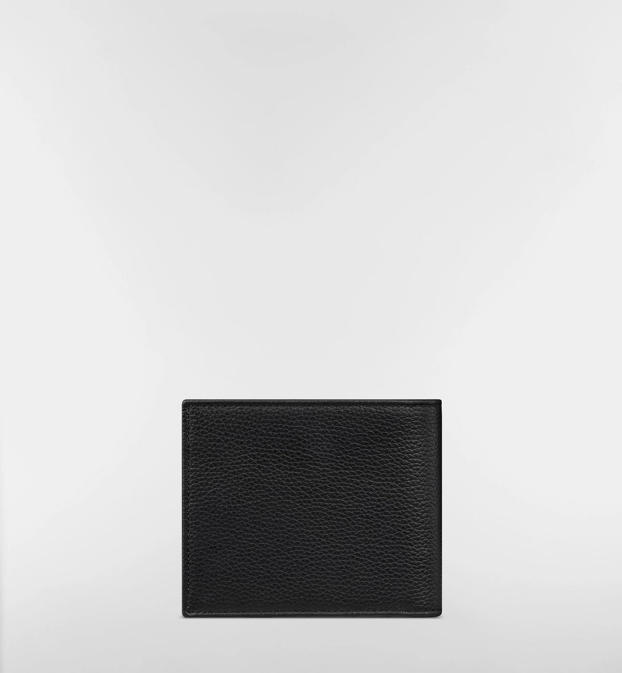 Dior Saddle Bifold Wallet (Black Grained Calfskin and Silver-Tone Metallic Dior)