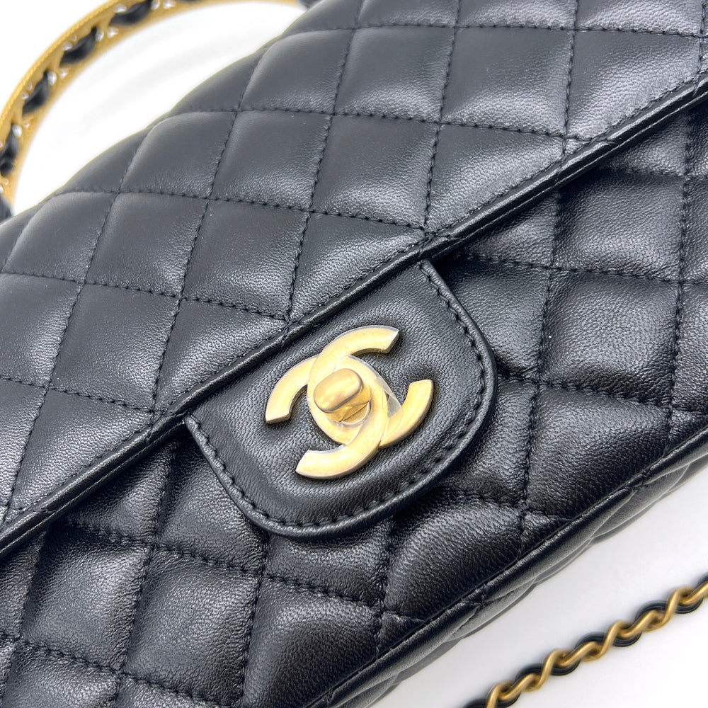 香港現貨 - Chanel Flap Bag with Top Handle