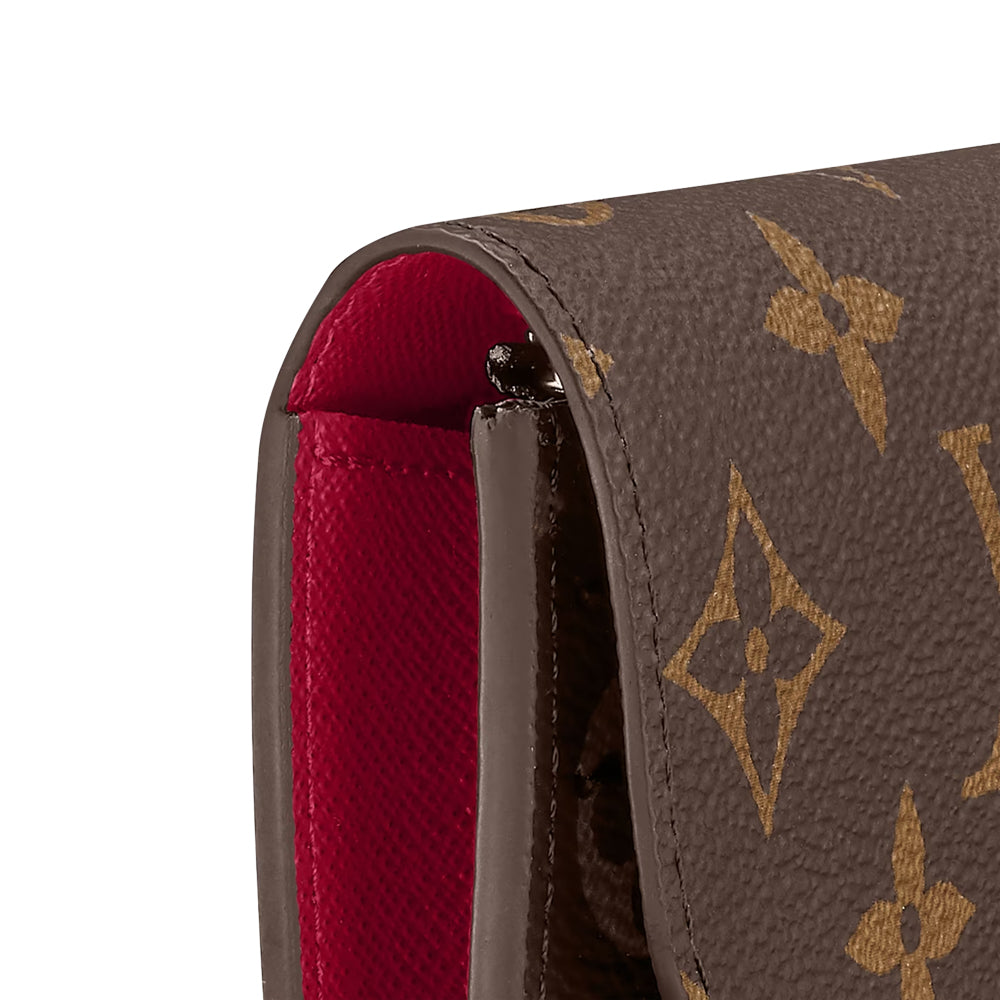 Louis Vuitton Emilie Wallet Monogram Canvas Fuchsia