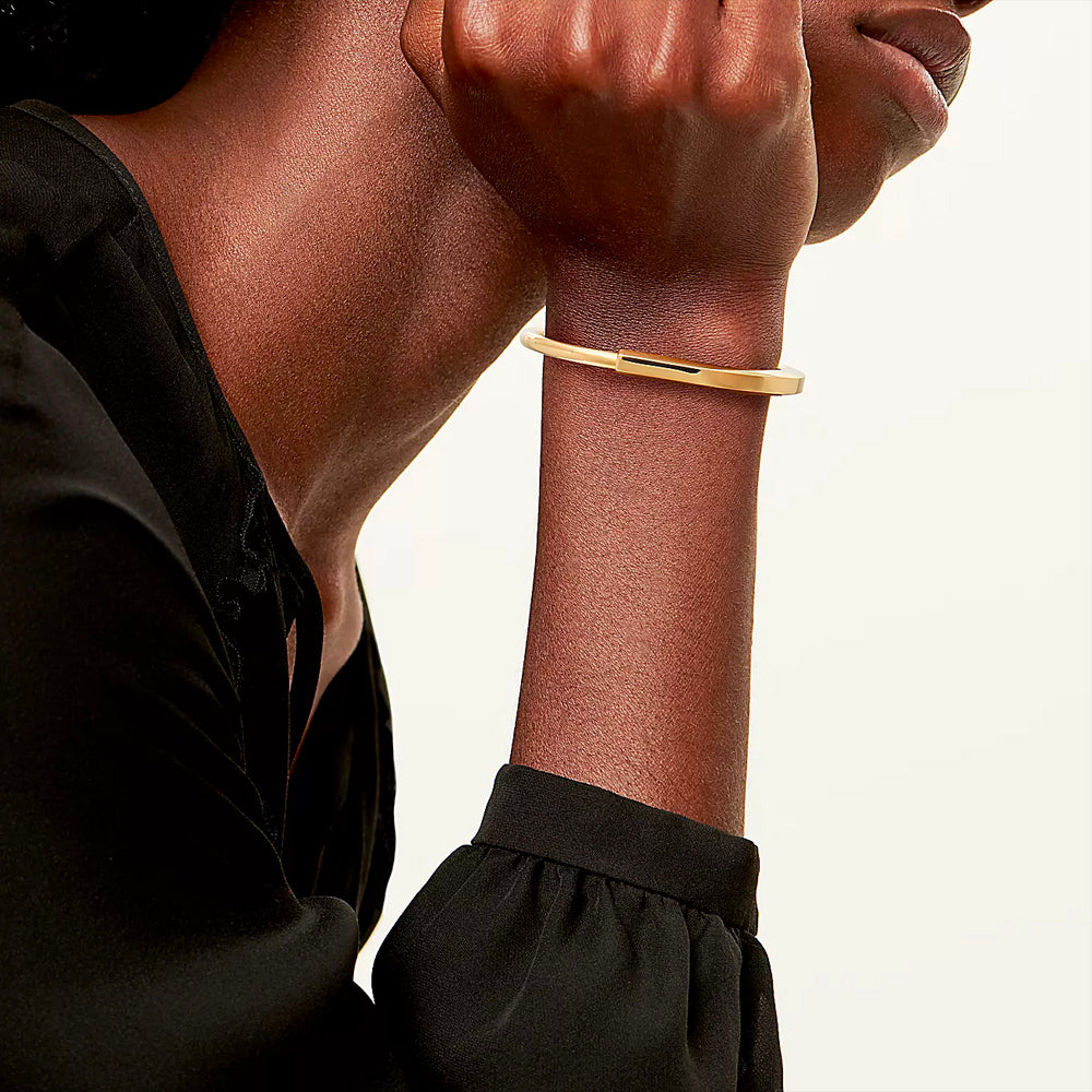 Tiffany Co. Tiffany Lock Bangle in Yellow Gold