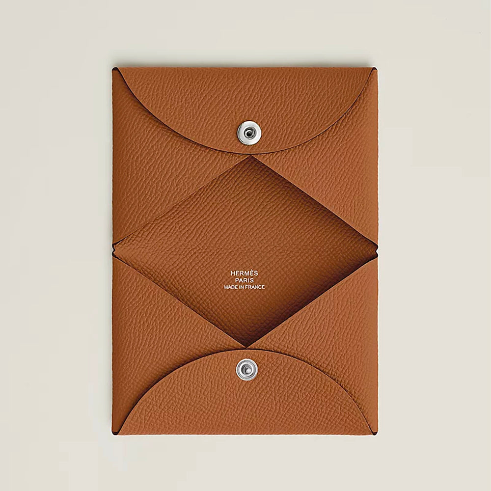 Hong Kong Stock - Hermes CALVI CardHolder (Gold)