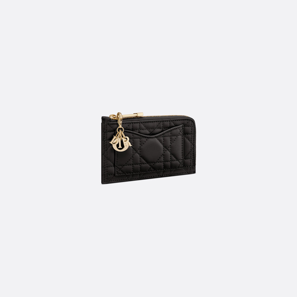 【オシャレ/人気】Lady Dior Cosmos カードケース Card Case すぐ届く DIOR LADY DIOR COSMOS ジップ カードホルダー (Dior