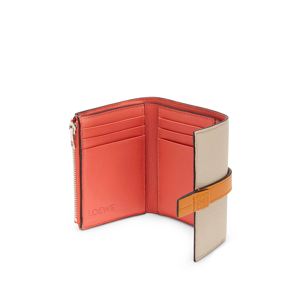 Hong Kong Stock - Loewe Small vertical wallet in soft grained calfskin (Light Oat/Honey)