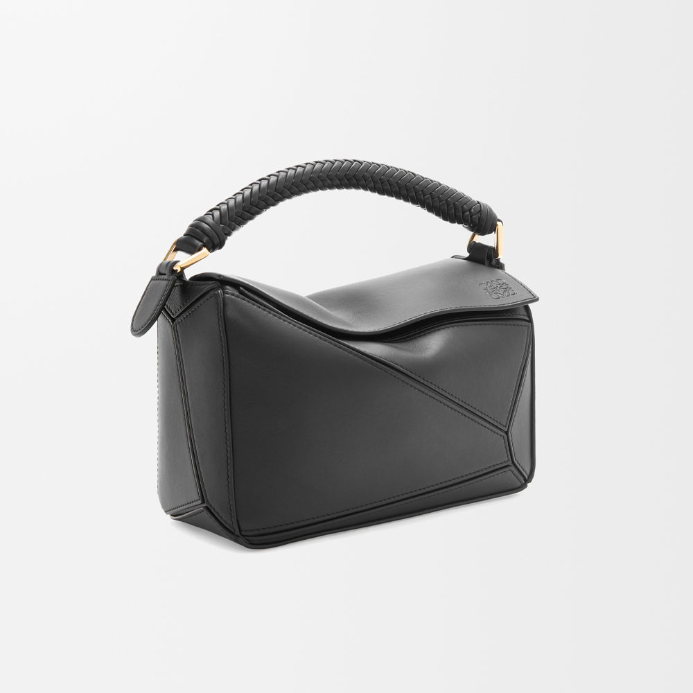 Loewe Small Puzzle bag in smooth calfskin (Black)