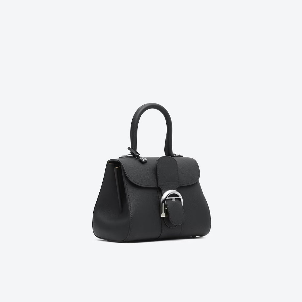 Delvaux Brillant Mini in Rodeo Calf (Black)