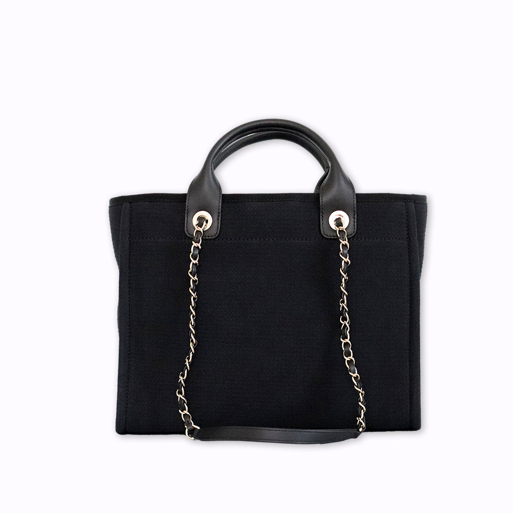 Hong Kong Stock - Chanel 22C Deauville Tote (Black)