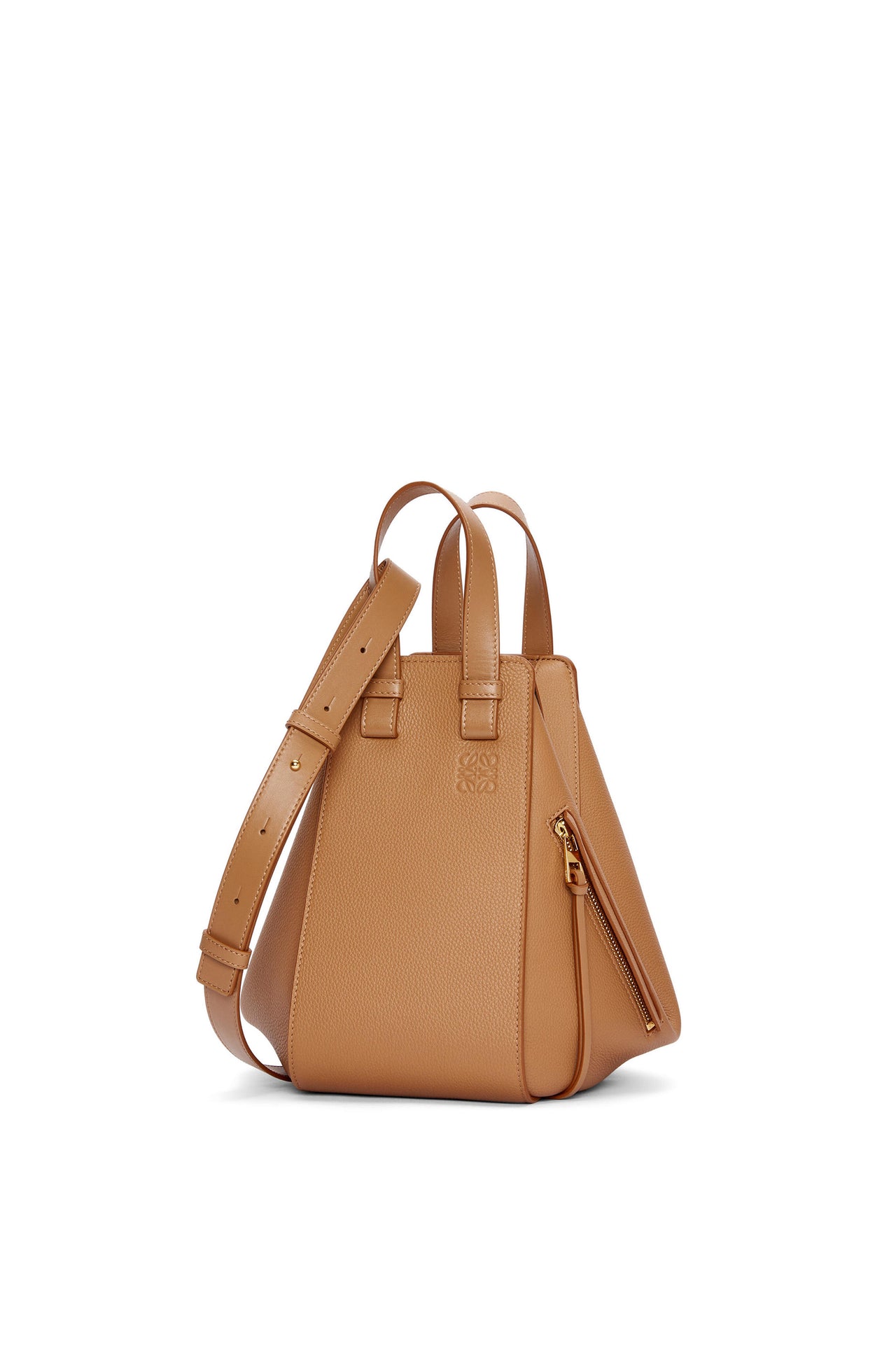 Loewe Small Hammock bag in soft grained calfskin (Colour:  Toffee )