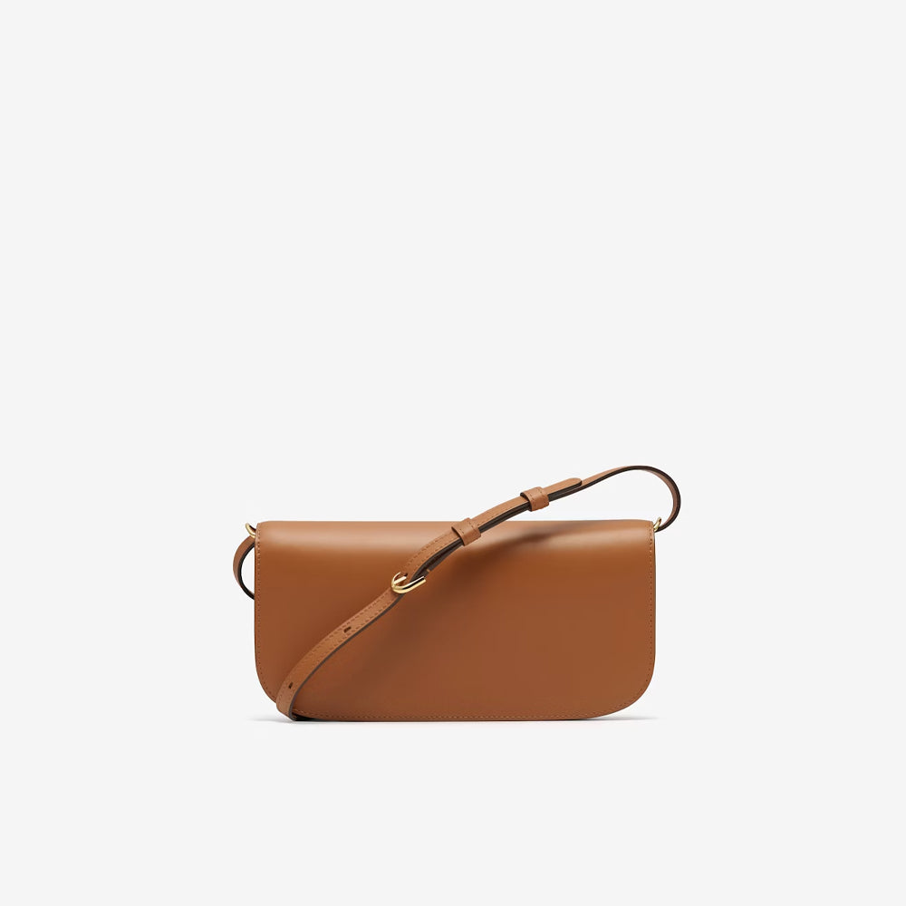 Delvaux Lingot Clutch in Olen Calf (Tan)